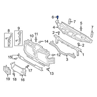 Ford OE - Bumper Impact Strip Clip