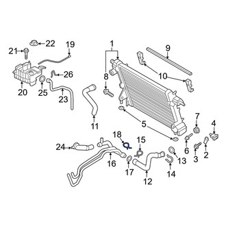 Ford OE - Radiator Hose Clamp