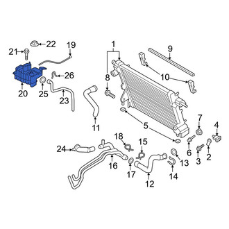 Ford OE - Engine Coolant Reservoir