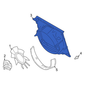 Ford OE - Front Engine Cooling Fan Shroud