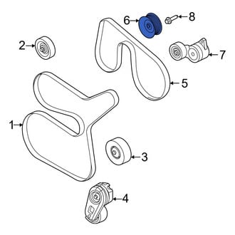 Ford OE - Accessory Drive Belt Idler Pulley