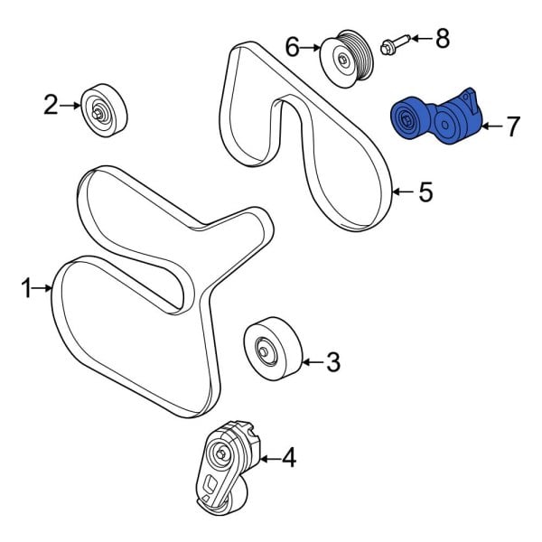 Accessory Drive Belt Tensioner Assembly