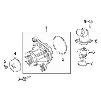 Ford OE - Cooling - Water Pump (Regular Cab / SuperCab / Crew Cab 6.2L)