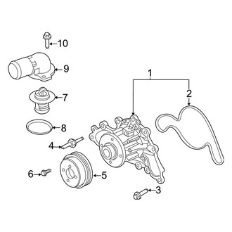 Ford OE - Cooling - Water Pump (Regular Cab / SuperCab / Crew Cab 7.3L)