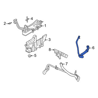 Ford OE - Automatic Transmission Oil Cooler Hose Assembly