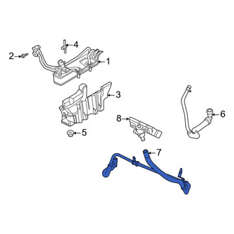 Ford OE - Automatic Transmission Oil Cooler Hose Assembly