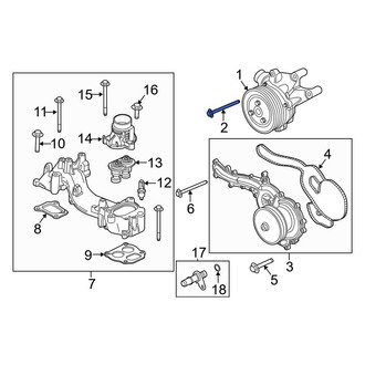 Ford OE - Engine Water Pump Bolt