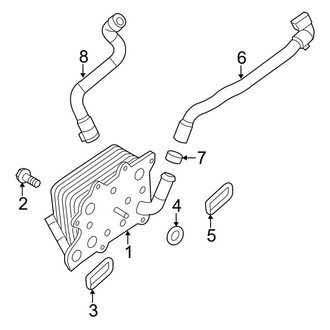 Ford OE - Cooling - Oil Cooler (Regular Cab / SuperCab / Crew Cab 6.7L)