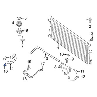 Ford OE - Radiator Hose Clamp
