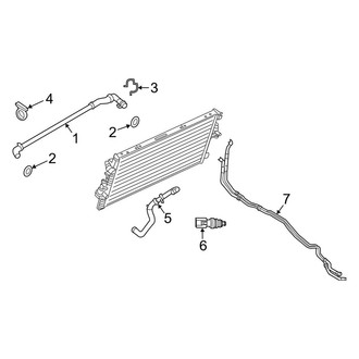 Ford OE - Cooling - Intercooler (Hoses & Pipes), (Regular Cab / SuperCab / Crew Cab 6.7L)