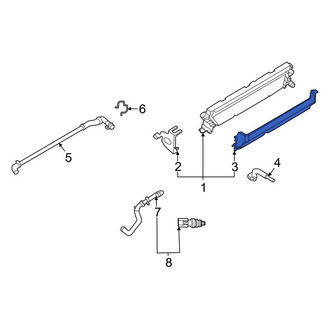 Ford OE - Front Radiator Support Baffle