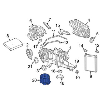 Ford OE - HVAC Blower Motor Assembly
