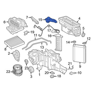 Ford OE - Heater Core Access Cover
