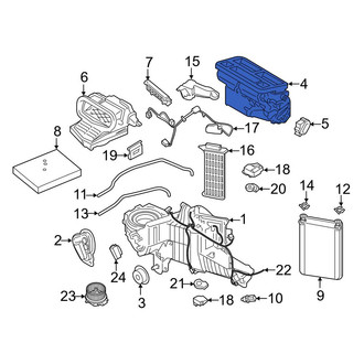 Ford OE - HVAC Air Inlet Housing