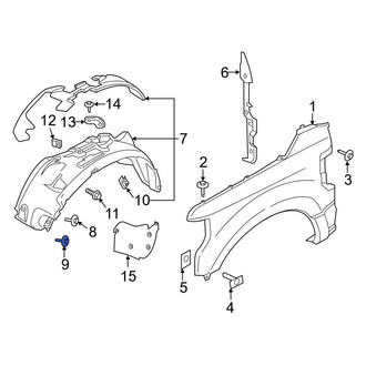 Ford OE - Fender Liner Retainer