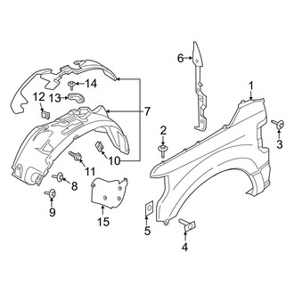 Ford OE - Fender & Components (Regular Cab / SuperCab / Crew Cab)