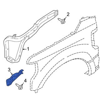 Ford OE - Front Left Fender Rail Reinforcement