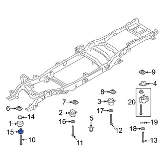 Ford OE - Lower Body Mount Cushion