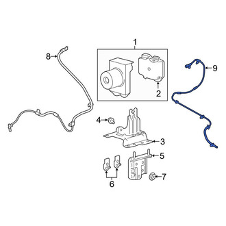 Ford OE - Rear Right ABS Wheel Speed Sensor