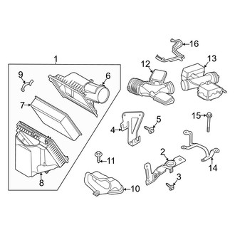 Ford OE - Engine - Air Intake (Regular Cab / SuperCab / Crew Cab 6.2L)