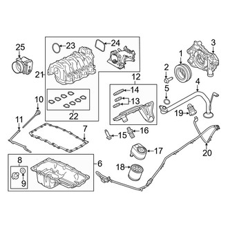 Ford OE - Engine Parts (Regular Cab / SuperCab / Crew Cab 6.2L)