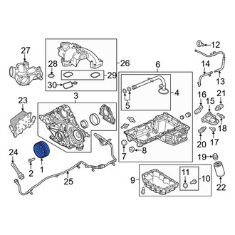 Ford OE - Engine Crankshaft Pulley