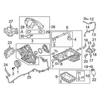 Ford OE - Engine Crankshaft Pulley Bolt