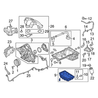 Ford OE - Lower Engine Oil Pan