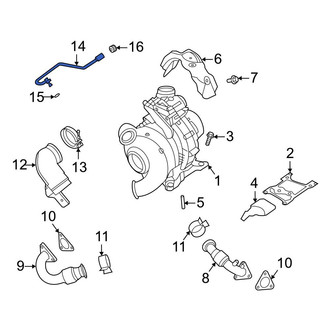 Ford OE - Turbocharger Oil Line