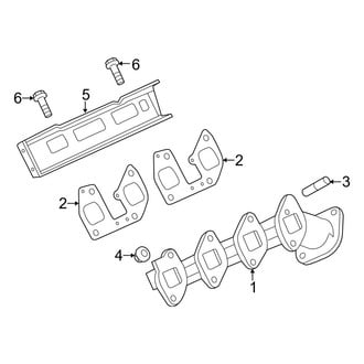 Ford OE - Exhaust System - Exhaust Manifold (Regular Cab / SuperCab / Crew Cab 6.2L)