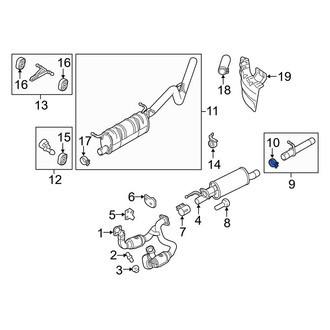 Ford OE - Exhaust Clamp
