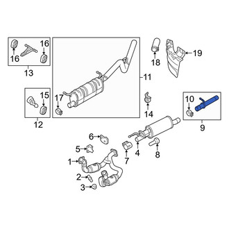 Ford OE - Exhaust Pipe