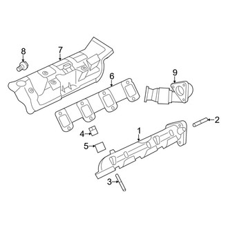 Ford OE - Exhaust System - Exhaust Manifold (Regular Cab / SuperCab / Crew Cab 6.7L)
