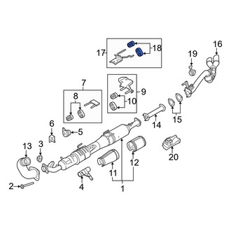 Ford OE - Exhaust System Hanger