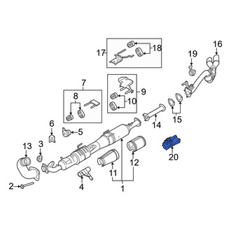 Ford OE - Rear Running Board Nut