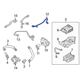 Ford OE - Evaporative Emissions System Lines