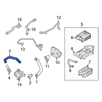 Ford OE - PCV Valve Hose