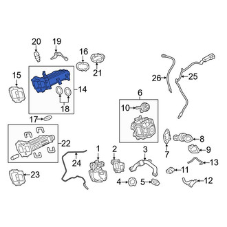 Ford OE - Exhaust Gas Recirculation (EGR) Cooler Bracket
