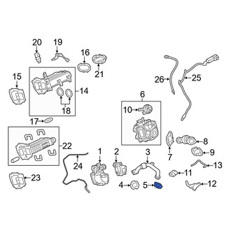 Ford OE - Lower Exhaust Gas Recirculation (EGR) Tube Gasket