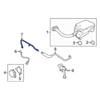 Ford OE - Brake Vacuum Hose