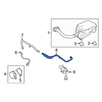 Ford OE - Brake Vacuum Hose