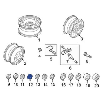 Ford OE - Wheel Cap