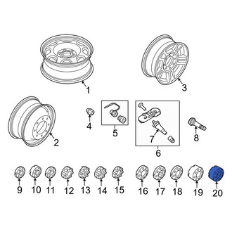 Ford OE - Wheel Cap
