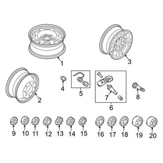 Ford OE - Wheels (17"), (Regular Cab / SuperCab / Crew Cab)