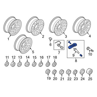 Ford OE - Front Tire Pressure Monitoring System (TPMS) Sensor