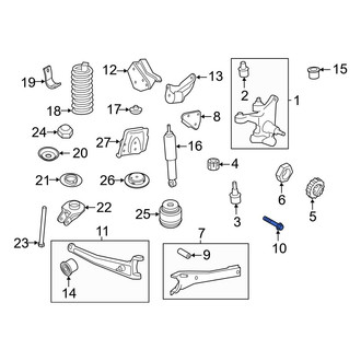 Ford OE - Front Radius Arm Bolt
