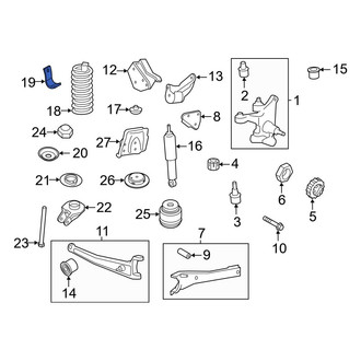 Ford OE - Front Upper Coil Spring Retainer