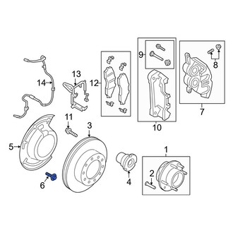 Ford OE - Brake Dust Shield Bolt