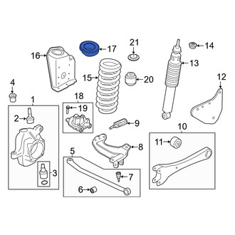 Ford OE - Front Lower Coil Spring Insulator