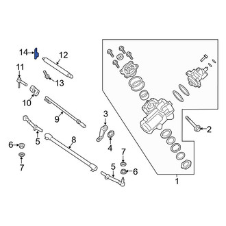 Ford OE - Steering Damper Bracket